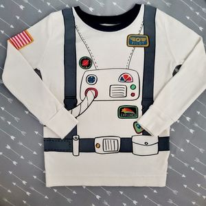 Boys Old Navy Astronaut Pilot pajama top 3T